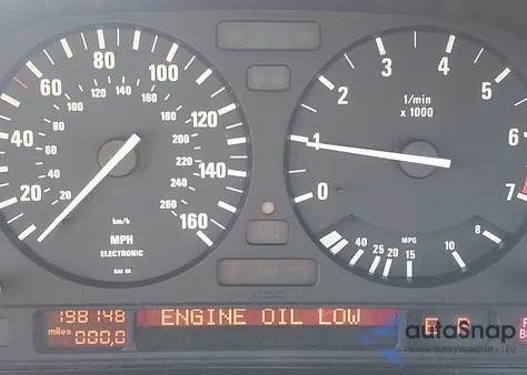 1995 BMW 525 I Automatic z USA, uszkodzony, nr VIN WBAHD6323SGK54123